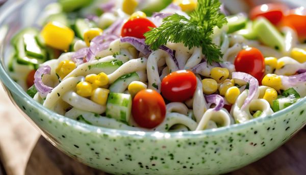 Cool and creamy ranch noodle salad recipe for summer