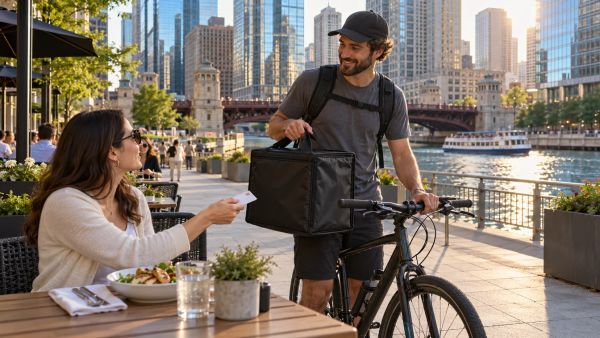 Evaluate payment methods offered by Grubhub for delivery