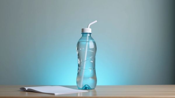 How much water you actually drink when the bottle has a straw
